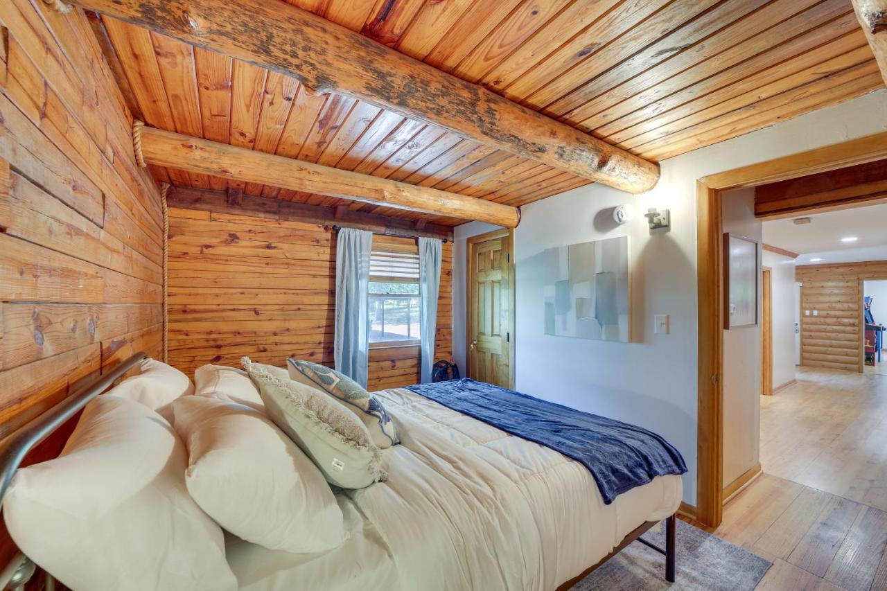 Modern Fairland Log Cabin With Lake Access! Exterior photo